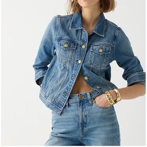 J.Crew Classic denim jacket in Brilliant Day wash - Size S - Like New